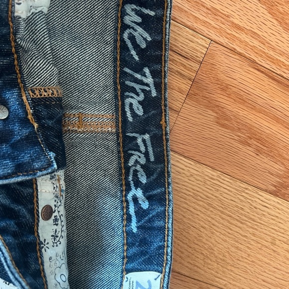 We the free Bailey denim hemmed skirt - Picture 6 of 10